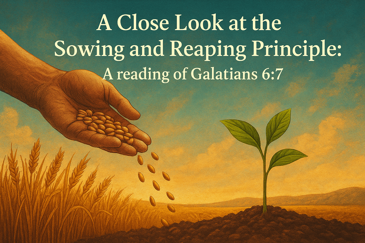 A Close Look at the Sowing and Reaping Principle: A reading of Galatians 6:7"