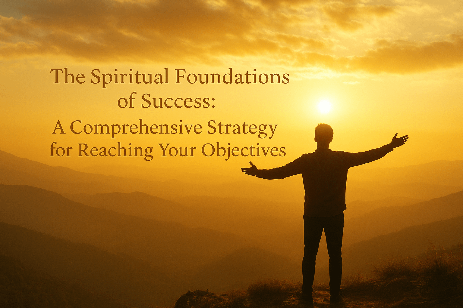 The Spiritual Foundations of Success: A Comprehensive Strategy for Reaching Your Objectives